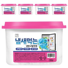 Saenghwalgongsik 食味冰箱除臭劑 正裝, 300g, 5個