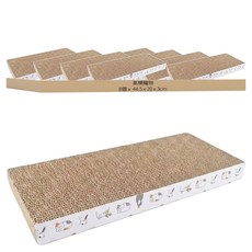 高精寵物 貓抓板 長直板, 顏色隨機, 8個