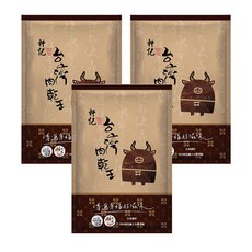 軒記 台灣肉乾王 五香牛肉乾, 嚴選澳洲進口牛肉, 130g, 3包