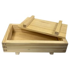 菊川本味 木壽司模具 無漆 長方 24.5 x 14.5 x 6cm, 1個, 單一顏色