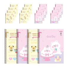 PENPIA 女孩小學線圈筆記本, 隨機發貨, 20個