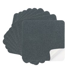 다다 욕실 타일용 미끄럼방지 스티커, 10개, 그레이