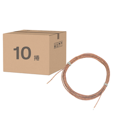 JIAHON 嘉鴻 K型熱電偶測溫線 回溫爐/高溫用 GGK36 線 + 點焊 60cm, 10捲