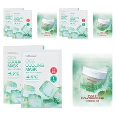 셀퓨전씨 포스트 알파 시카 쿨링 마스크 5p + 패드 10p, 1개입, 15개