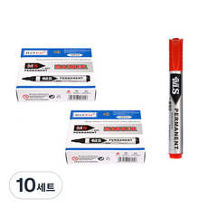 Bluemato 油性魔術B組 MS850 12入, 紅色的, 10套