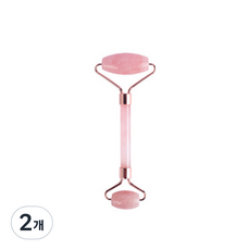 브릴리홈 크리스탈 괄사 페이스 마사지 롤러 BH1464, 로즈골드(BH1464-3), 2개