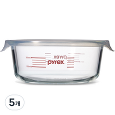 파이렉스 코렐 계량 원형 저장용기 620ml, 5개, 단품