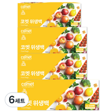 코멧 위생백 소형 100p + 중형 200p + 대형 100p 세트, 혼합, 6세트