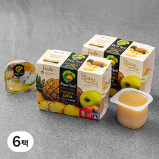 폼벨 퓨레 사과 파인애플, 400g, 6팩