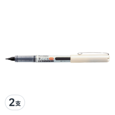 Kuretake 吳竹 筆風 攜帶型軟筆 LS4_10S, 極細黑, 2支