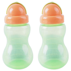 Canpol babies 吸管杯, 綠色, 2個
