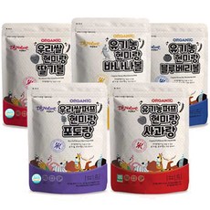 자연박사 유기농 쌀과자 볼 30g x 3종 + 퍼프 30g x 2종 세트, 1세트