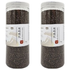 건강곡간 치아씨드 통, 1kg, 2개