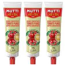 MUTTI 慕堤 雙倍濃縮番茄醬, 3個, 130g