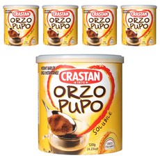 CRASTAN 可洛詩丹 Orzo義大利大麥茶粉, 120g, 1罐, 5罐