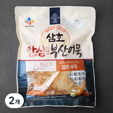 삼호어묵 안심 부산어묵 얇은 사각, 1.1kg, 2개