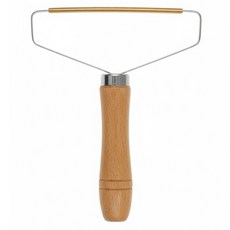 手動去毛球刮毛器 櫸木手柄 便攜高效, 1支, 純銅