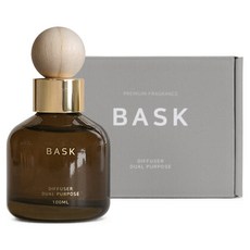 바스크 듀얼 퍼포즈 차량용 디퓨저 100ml, 샌달우드, 1개