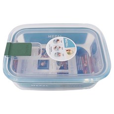 MEPAL EasyClip 輕巧蓋玻璃密封保鮮盒, 容器 + 蓋子, 1個