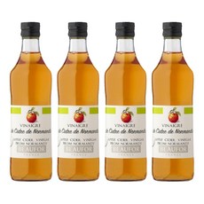 BEAUFOR 堡芙 諾曼第蘋果醋 法國原裝進口, 500ml, 4瓶
