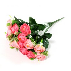 JOART 人造娜娜玫瑰花束, 粉紅色