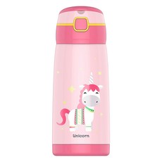 博友制鈦 兒童款純鈦保溫保冷鈦鮮杯 410ml 粉色小馬, 1個