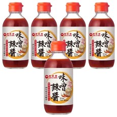 萬家香 味噌辣醬 225g, 100%純天然釀造, 使用非基因改造黃豆, 5瓶