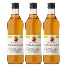 BEAUFOR 堡芙 諾曼第蘋果醋 法國原裝進口, 500ml, 3瓶