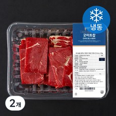 굿미트찹 호주산 우앞다리 불고기용 6 x 5 x 0.2 cm (냉동), 500g, 2개