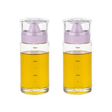 시노글라스 키텐실 실리콘 오일병 S CAP 라벤더, 170ml, 2개