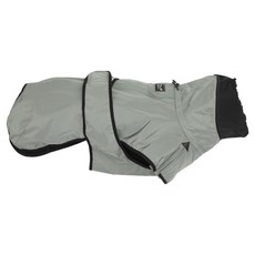 Paws Holic 爪迷 快穿式時尚風衣 犬用 #25, 尺寸: 總長25cm，頸圍38cm，拉入胸圍50cm，材質: 裡，金蔥，防水布, 25(頸圍38cm, 胸圍50cm), 灰綠色, 1件