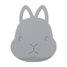 ECHO 兔子頭型矽膠刮刀, 1個, 顏色隨機