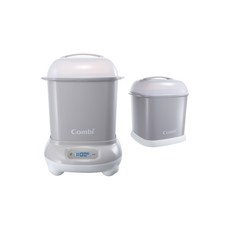 Combi 康貝 Pro 360 PLUS高效消毒烘乾鍋+保管箱組, 79180, 寧靜灰, 1組