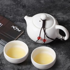 Tree茶與茶具旅行用茶道2人茶具組, 1套, 食堂 180ml + 馬克杯 50ml x 2p + 專屬小袋