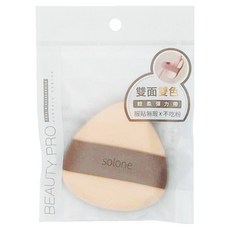Solone 台灣公司貨 彈力雙面舒芙蕾海綿, 三角飯糰, 1個