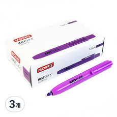 MORRIS Just Click螢光筆 M2, 紫色的, 36個