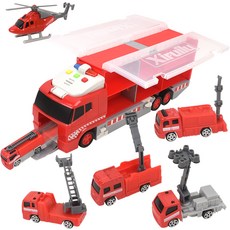 汽車運輸貨櫃消防車 AY1818A, 紅色, 1個