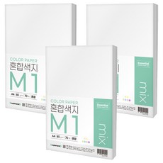 CopierLand 護樂美 Essential 彩色 7色混合色紙 M1 80g, A4, 210個