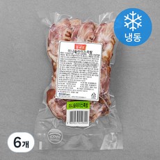 웰쉐프 미니슬라이스 족발 (냉동), 500g, 6개