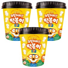 EarnestFnB Pororo 奶油咖哩炒年糕, 3個, 110g