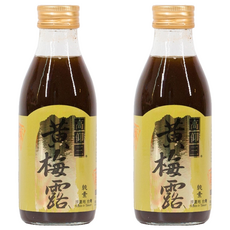 高仰三 黃梅露, 手工採摘, 去籽浸泡, 釀造兩年, 冷熱皆宜飲用, 清涼消暑, 180g, 2瓶