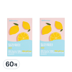 딜리워터 레몬, 3g, 10개입