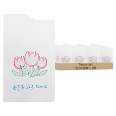 TINA PICNIC 飲水機用一次性水杯, 1個, 3200個裝