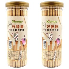Xiango 匠菓子 阿不就好棒棒 巨無霸牛奶棒, 360g, 2罐