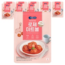 베베쿡 바르게 만든 로제미트볼, 200g, 9개