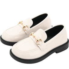 Rabbit Foot 兒童漆皮環扣樂福鞋