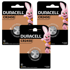 듀라셀 리튬 코인 건전지 CR2450, 1개입, 3개