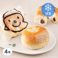 훕훕베이글 앙치즈 베이글 3개입 (냉동), 525g, 4개