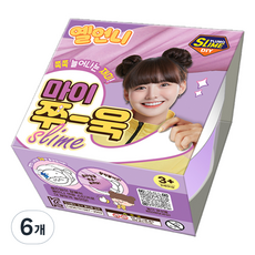 옐언니 보아스린 쁠루모 마이쭈 욱 슬라임, 6개, 퍼플