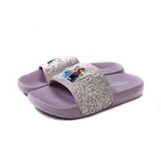 FROZEN 冰雪奇緣1eva拖鞋-紫，舒適輕盈，可愛圖案設計，室內戶外皆適宜, 200mm, 1入